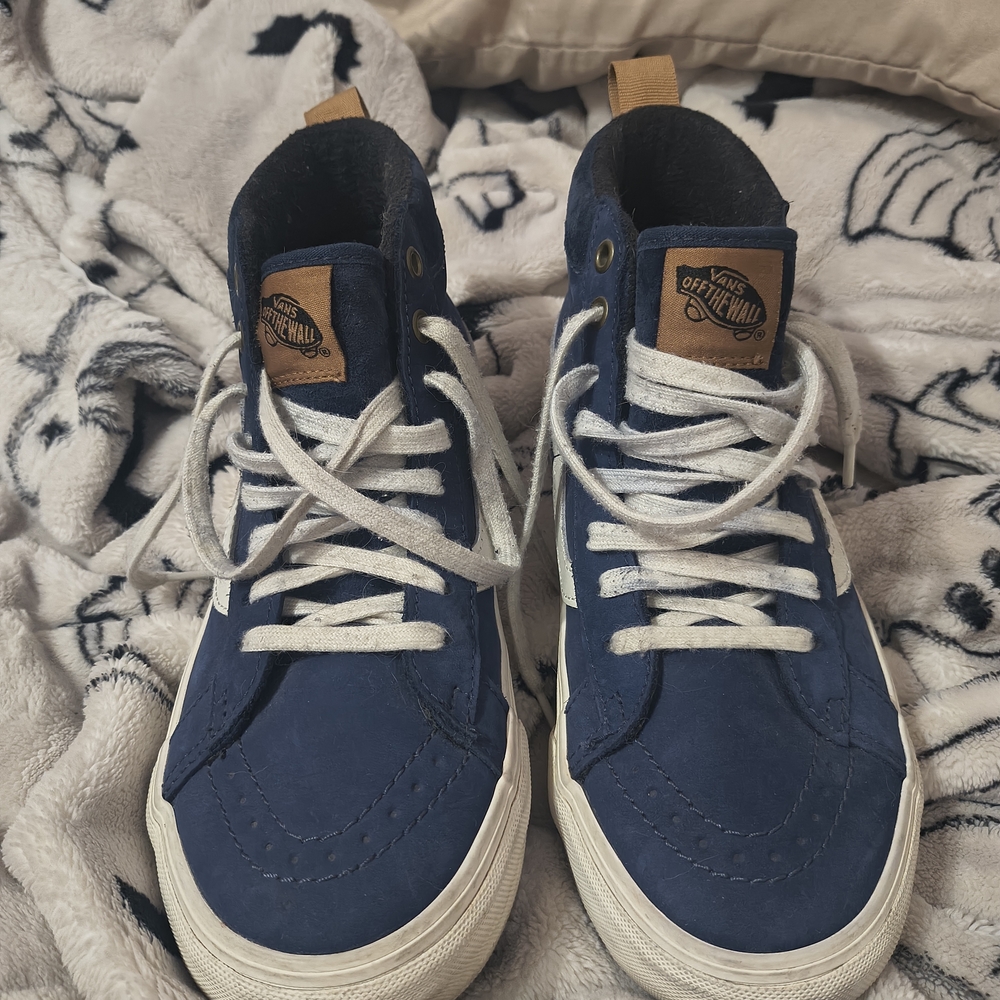 Vans Blue High-Top Sneakers